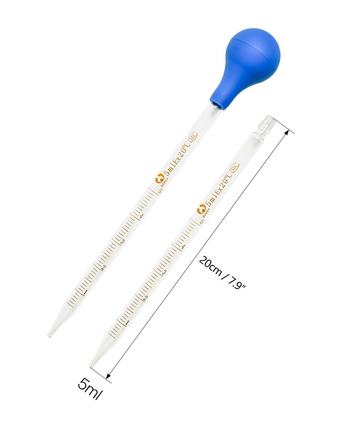 Pipette Pump 10ml Green + 5ml +10ML Glass Transfer Graduated Pipette Dropper