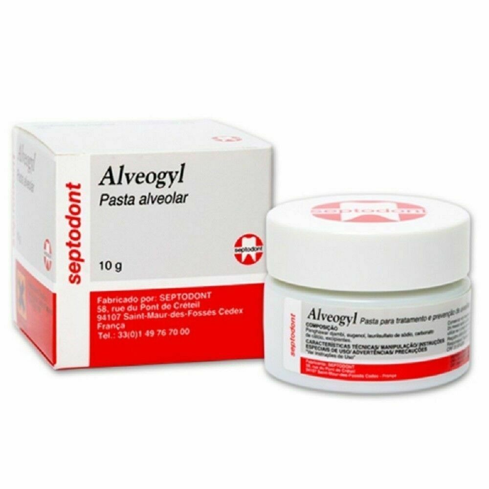 Alveogyl Paste Dry Socket Treatment Dental Material 10gm by Septodont!