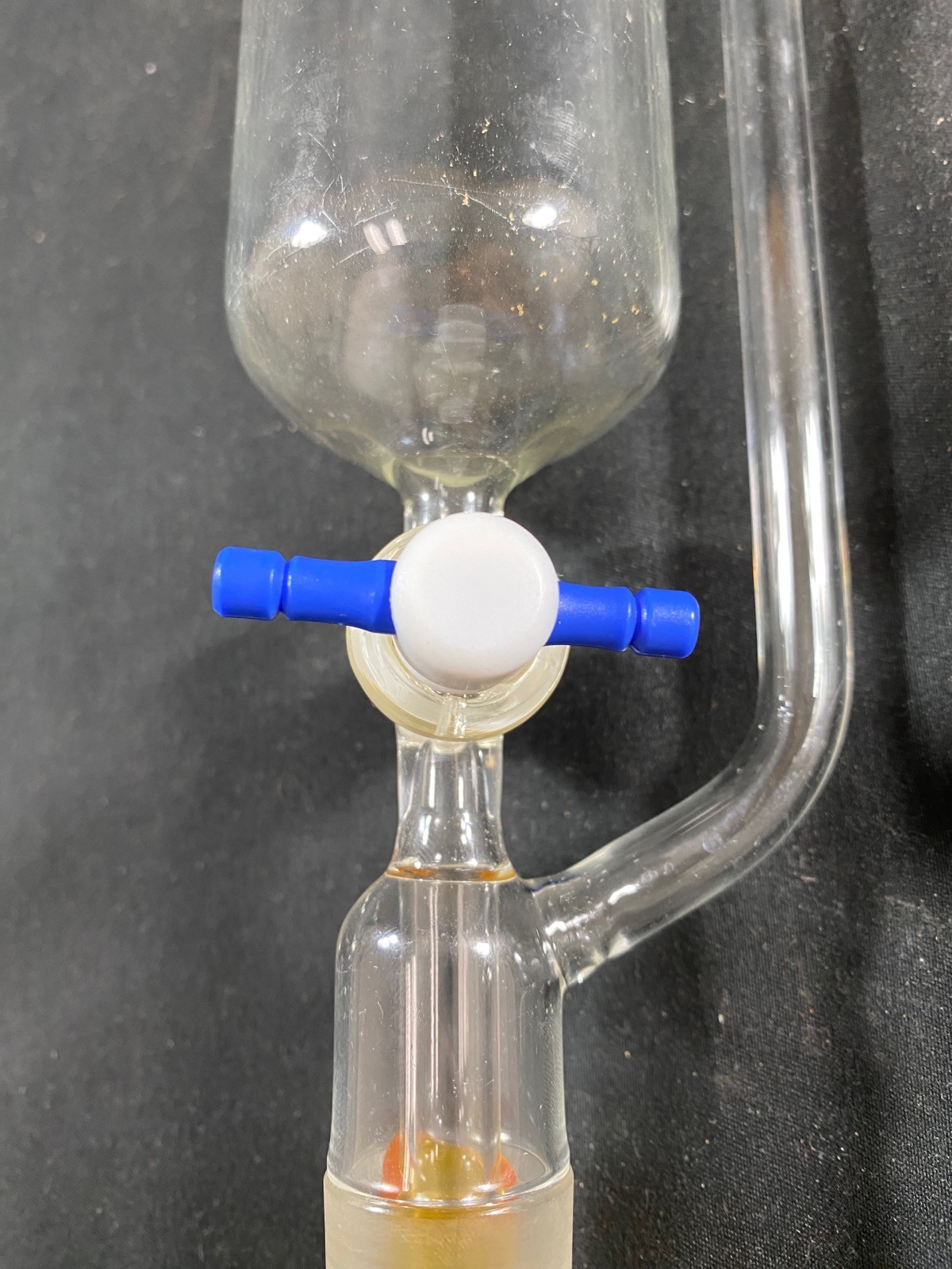 PYREX Glass 250mL Pressure Equalizing 24/40 Stopcock Addition Funnel 6389-250 B