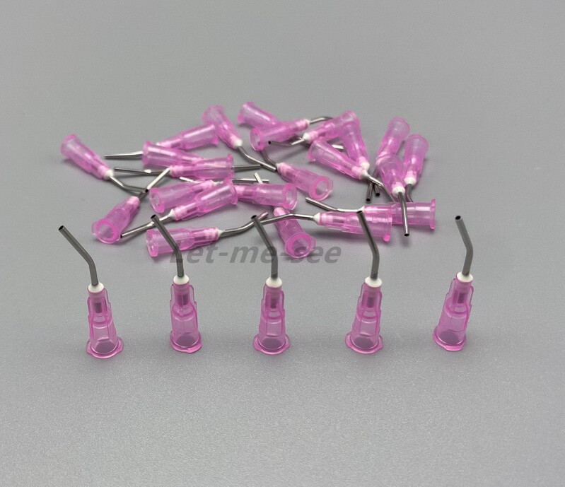 100Pcs/pack Dental Needle Tips for Etch Gel Composite Flow Applicator 18/19/20G