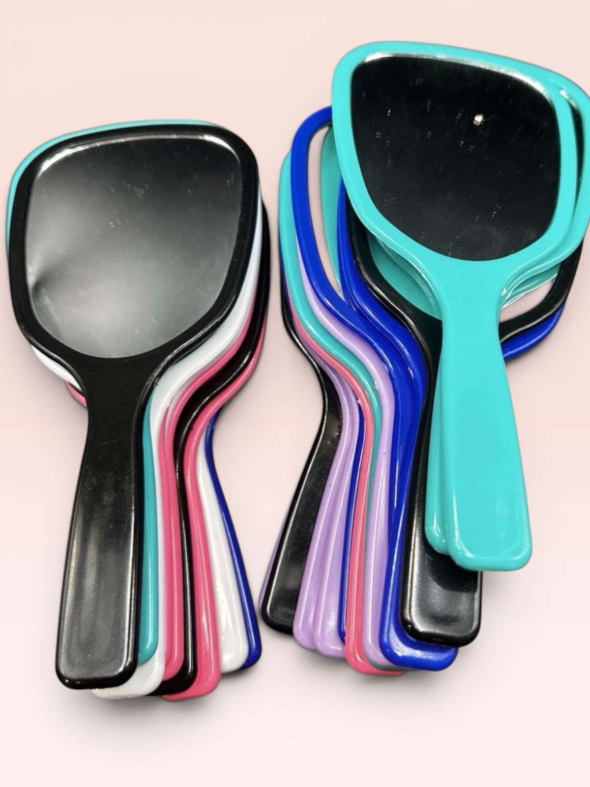 Bulk Lot 23 7” Handheld Mirrors Multicolor Therapy SEL Classroom Teachers Group
