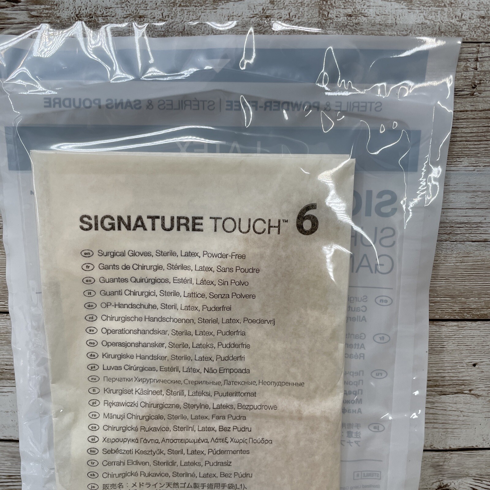 1 Box Medline Signature Touch LATEX Surgical Gloves Size: 6 MSG8960 *See Dates*