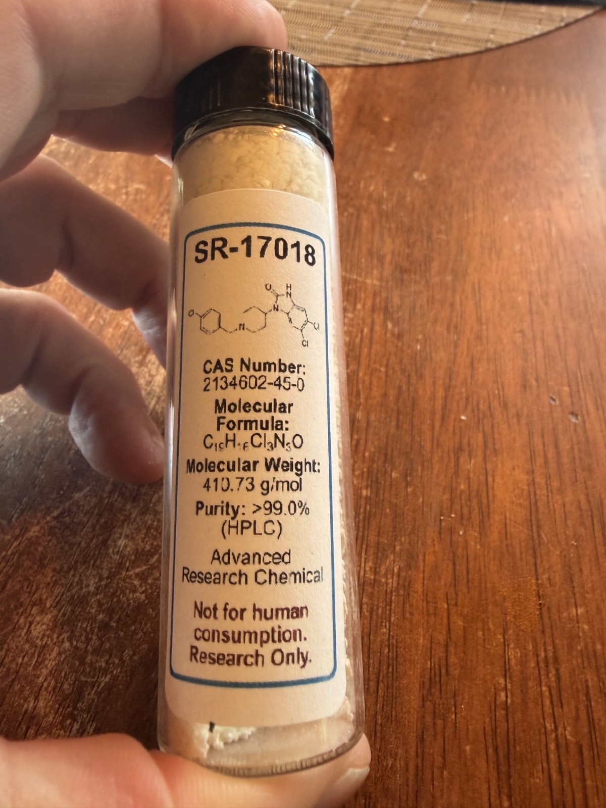 5.0 Grams of SR-17018 Laboratory Chemical CAS 2134602-45-0