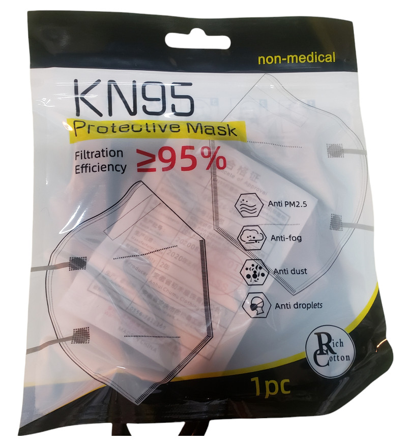 KN95 Face Mask 30 Pack, 5 Layer Face Mask BFE 95% Disposable Respirator-USA