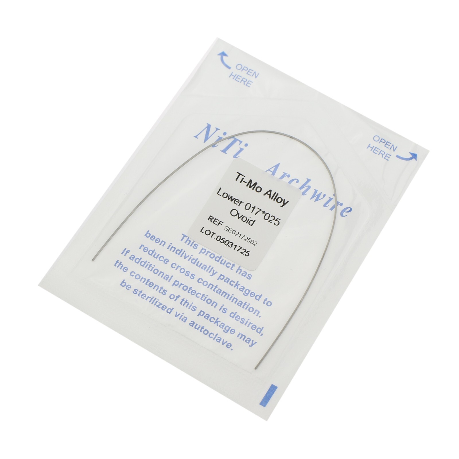 Dental Orthodontic Arch Wires Ovoid Ti-Mo Alloy TMA Titanium Molybdenum DAMON AO