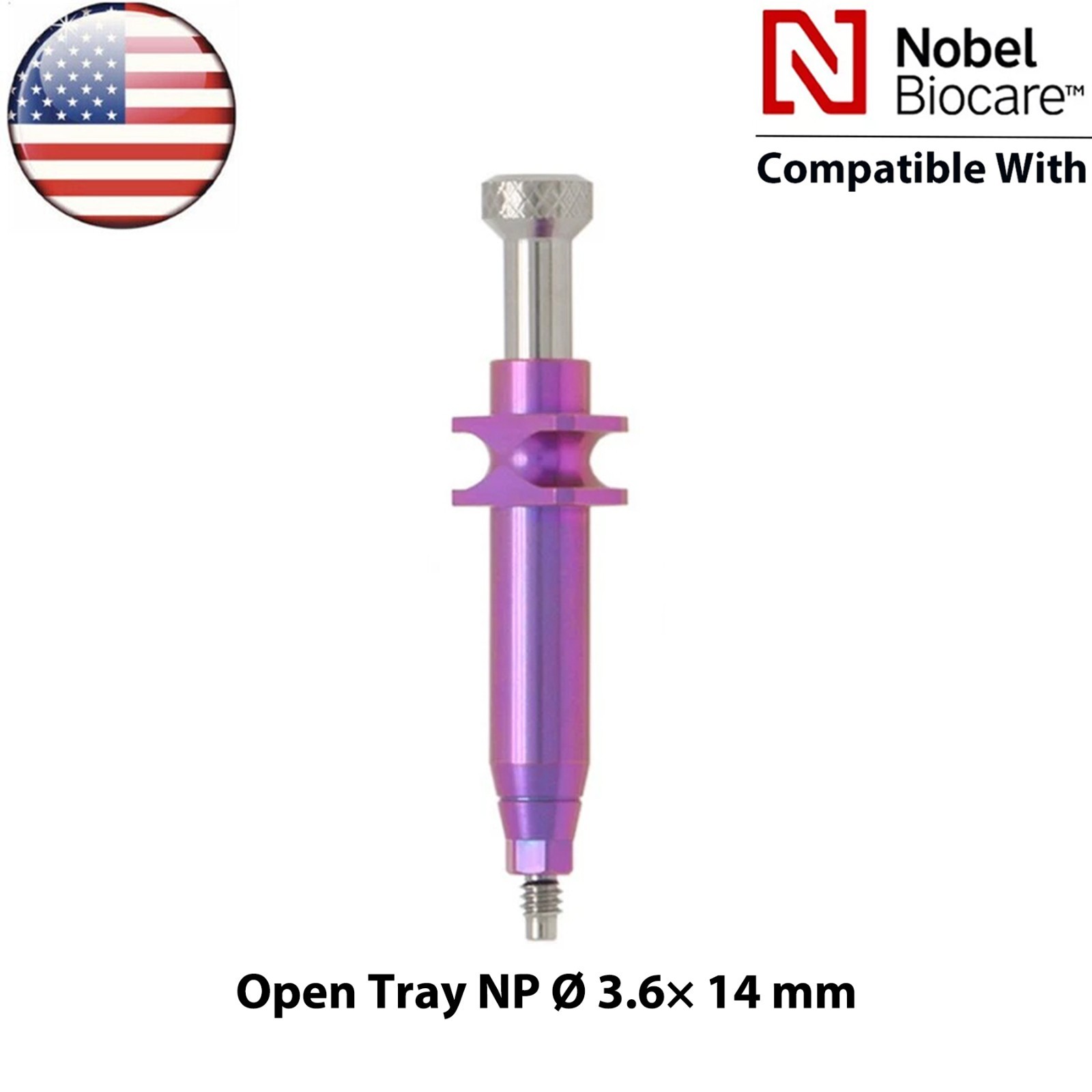 US Nobel Impression Transfer Coping Open/Closed Tray NP/RP Fit Nobel Biocare