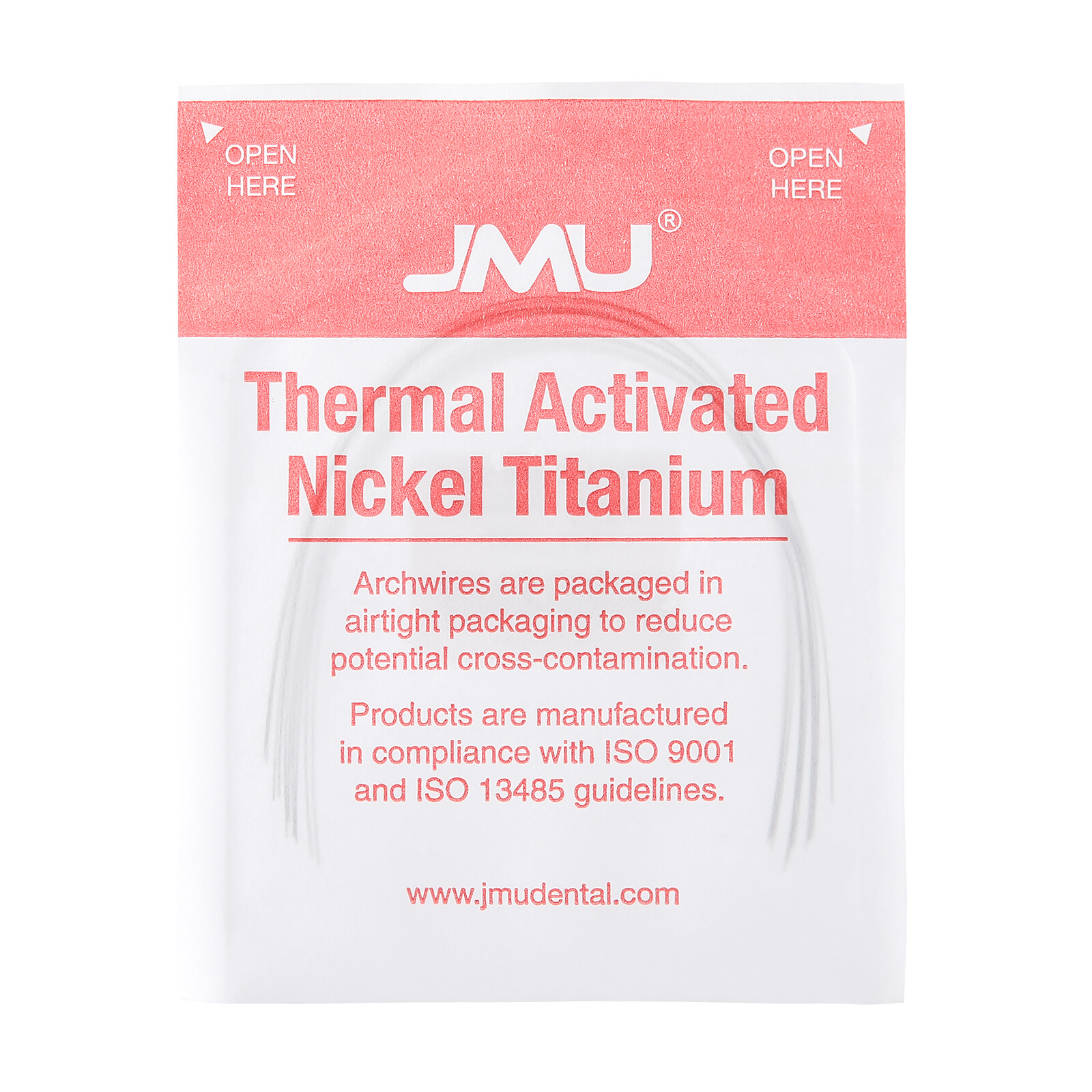 100PCS Ortho NiTi Archwires Thermal Activated Nickel Titanium Expanded Universal