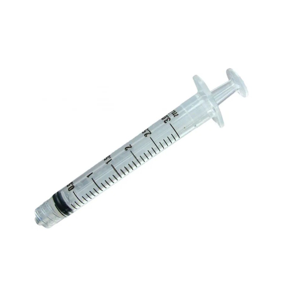 10x 3mL Disposable Syringe Luer Lock Tip Liquid Medical Plastic 3cc Sterile
