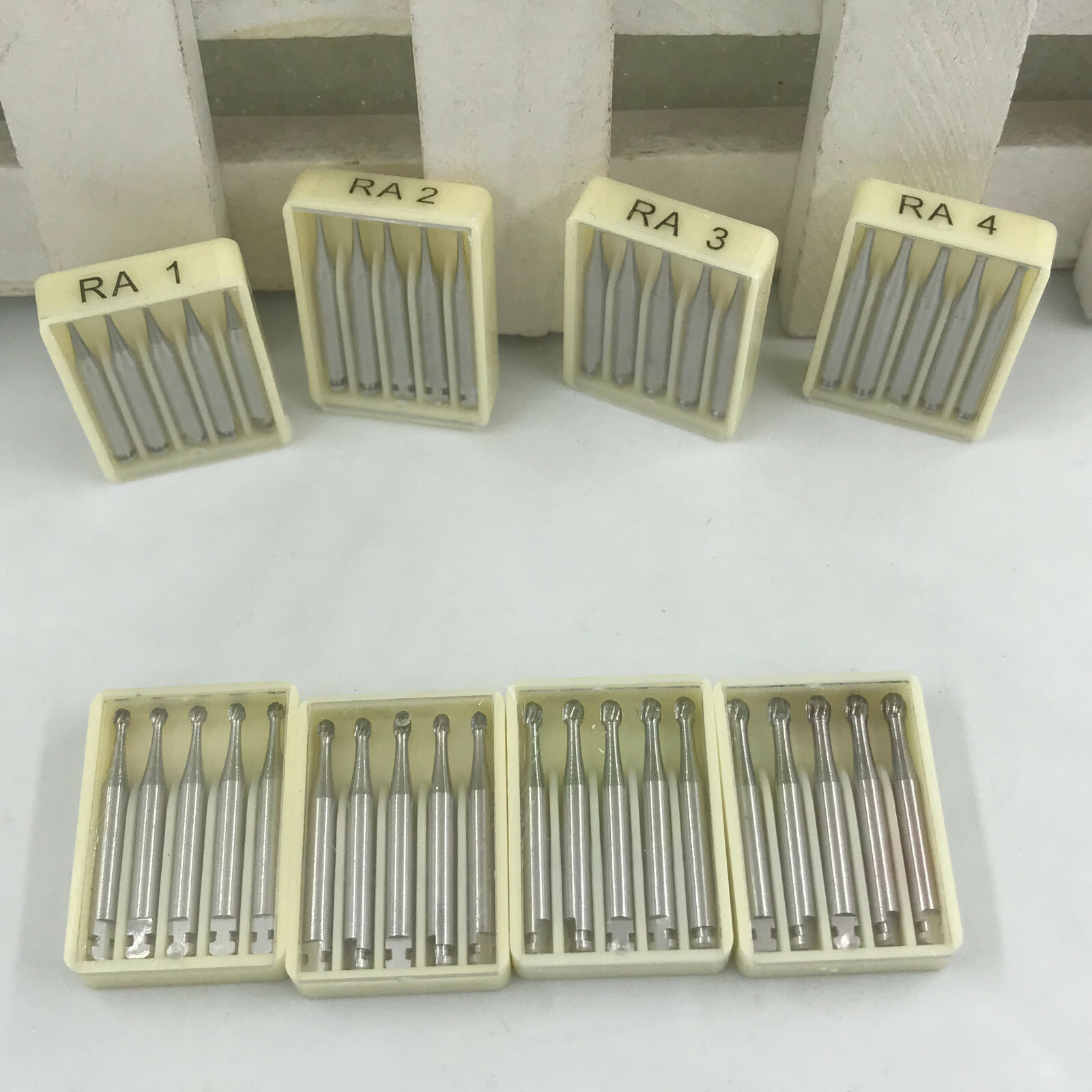DENTAL Operative Burs Carbide RA1-8 Round Latch For Low Speed Handpiece Tungsten