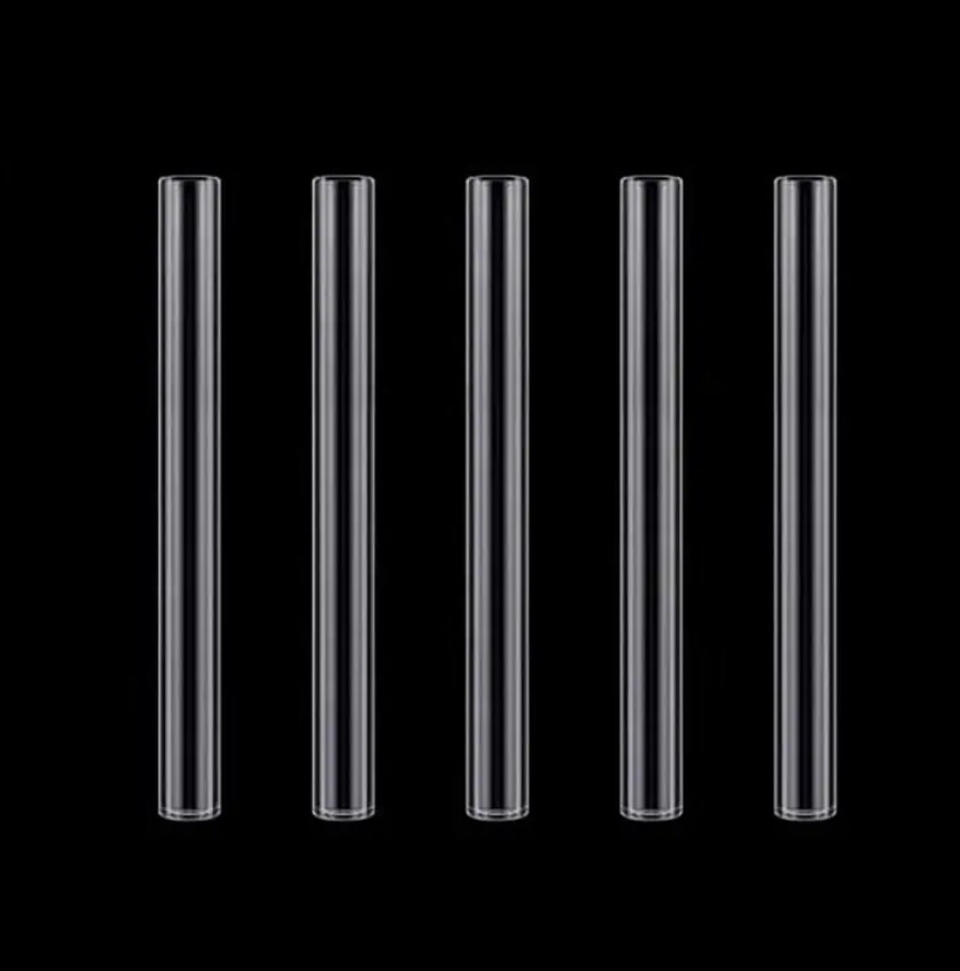4″/6″/8 Inch Borosilicate Clear Glass Blowing Tube 12mm OD 8mm ID 2mm Thick Wall