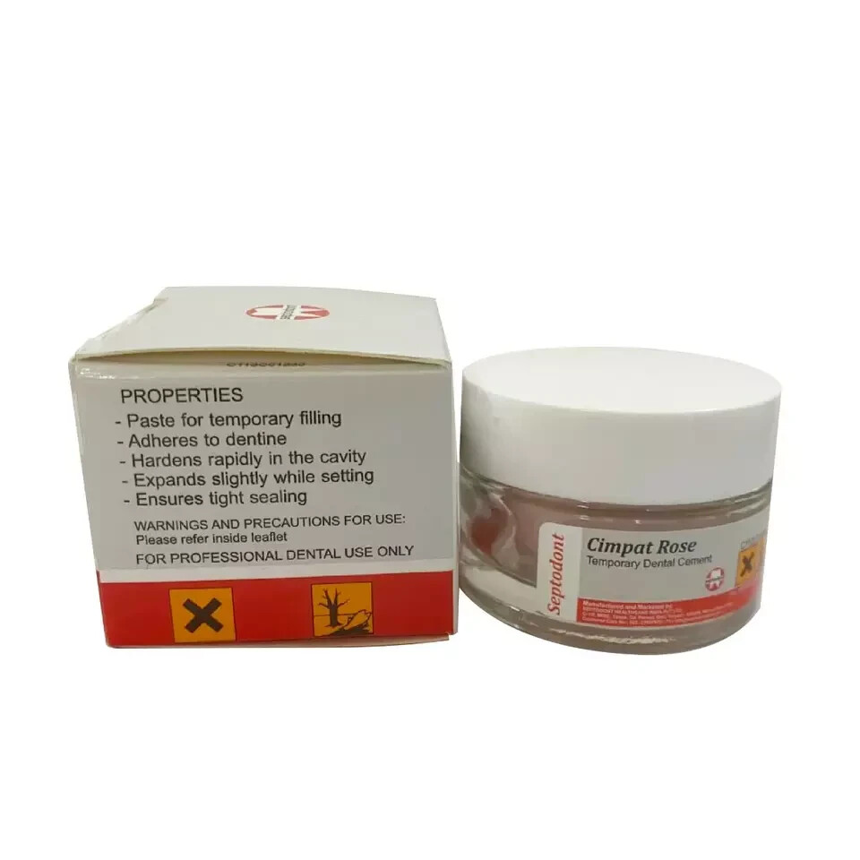 Septodont Cimpat Rose Temporary Dental Filling Material 36g Jar II Free Ship