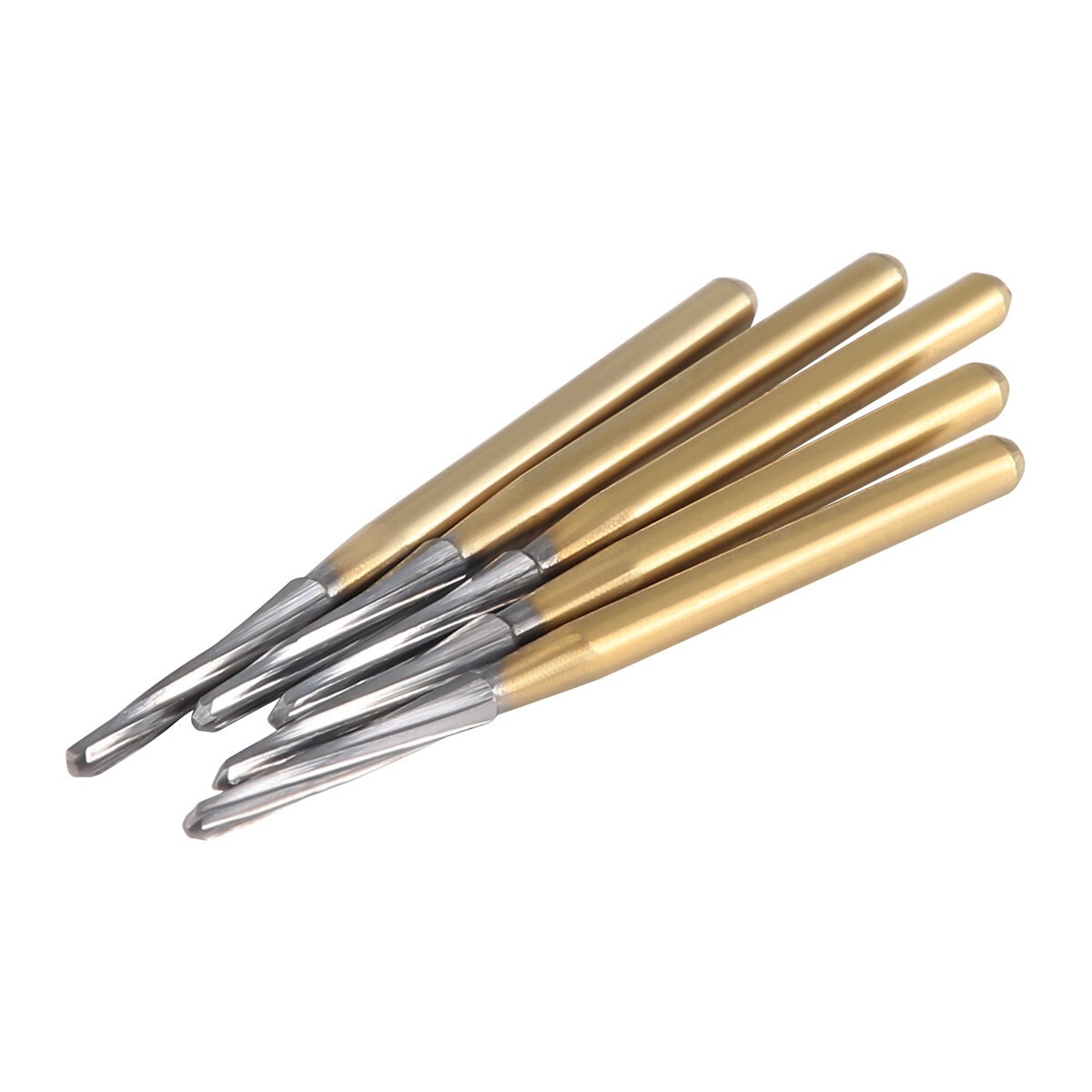 5PCS Dental Endodontic ENDO-Z Tungsten Carbide Burs FG Round Bur High Speed 21mm