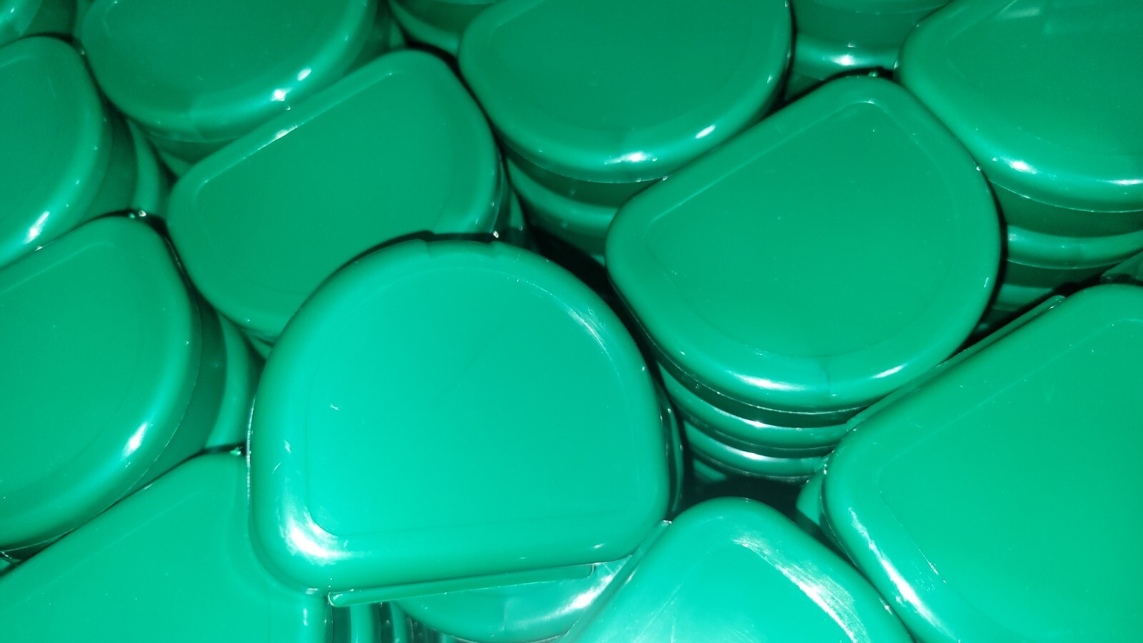 500 Green Retainer Aligner Box Orthodontic Dental Cases Mouth guard Storage Case