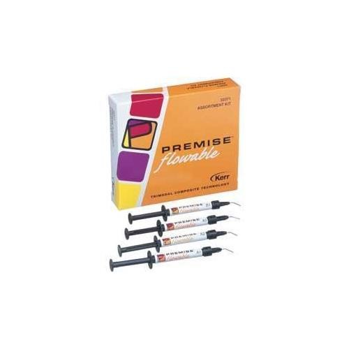 Kerr Dental 33375 Premise Flowable Composite Syringes Kit A3.5 4/Pk 1.7 Gm