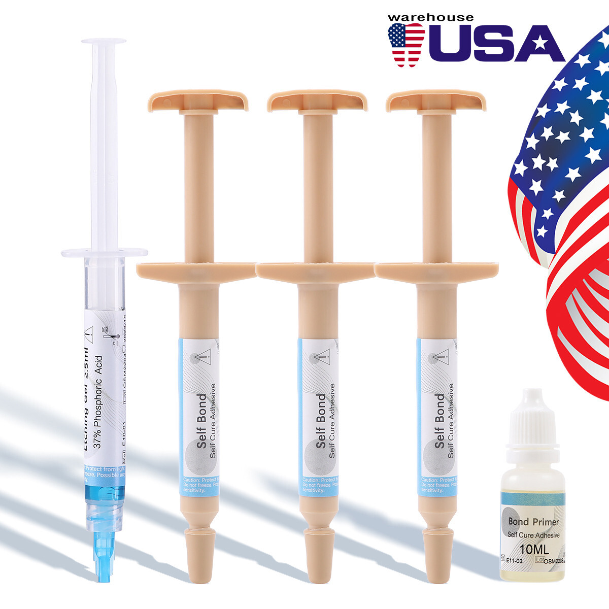 Dental Orthodontic No-Mix Direct Bonding System Composite Resin Kit