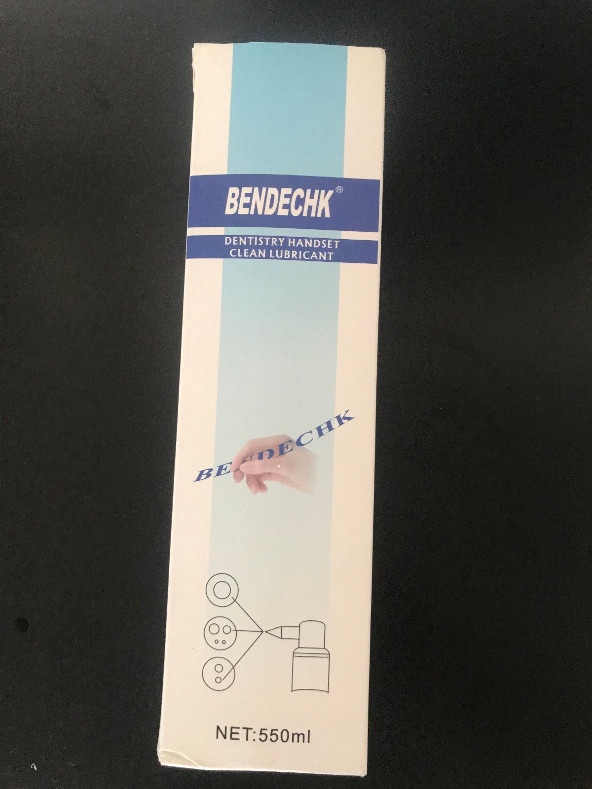 BENDECHK 1 PACK – Handpiece Lubricant Spray 550mL for KAVO MIDWEST NSK W/ Nozzle