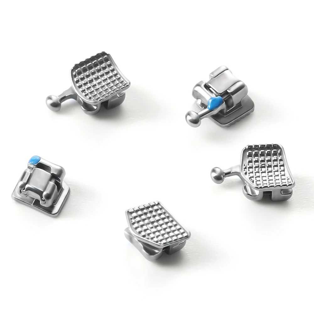 1 box /20pcs Dental Orthodontic Self Ligating Braces Bracket Roth.022 Hooks 345