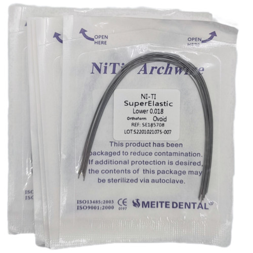 Dental Orthodontic Super Elastic Niti Round/Rectangular Arcos Arch Wires Ovoid