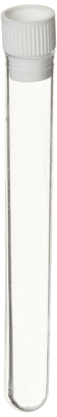 16 X 125mm Plastic Test Tubes with Caps, 25 Pack