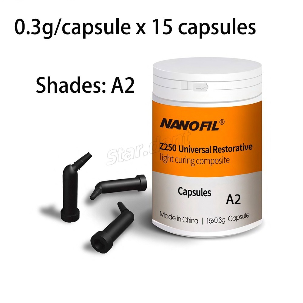 Dental z250 Universal Restorative Light Cure Composite Resin A2 Shade Capsules