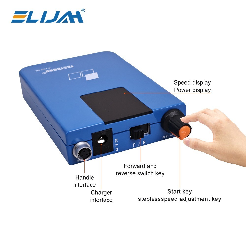 Portable Dental Brushless Micromotor Wireless Grinding Polishing Machine E-Type