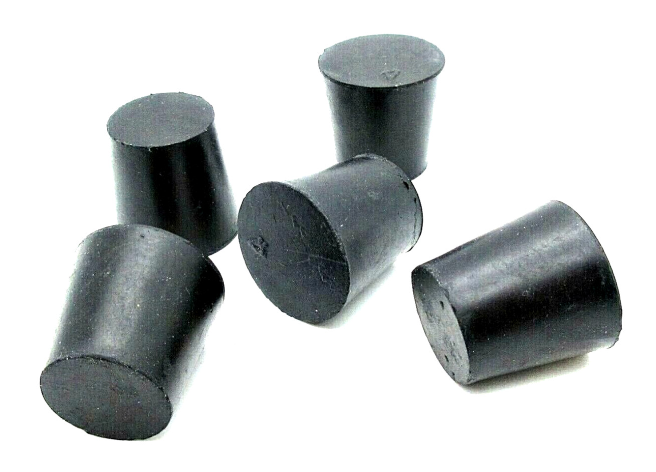 7/8″ Solid Rubber Stoppers Tapered Plug Bung Cork Fits 7/8″ ID