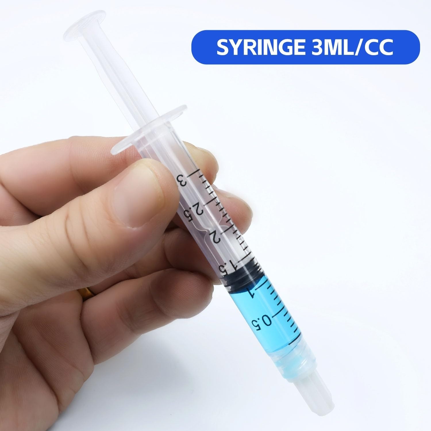 3ml Luer Lock Syringes Without Needles – 30 Pack, Disposable, Sterile