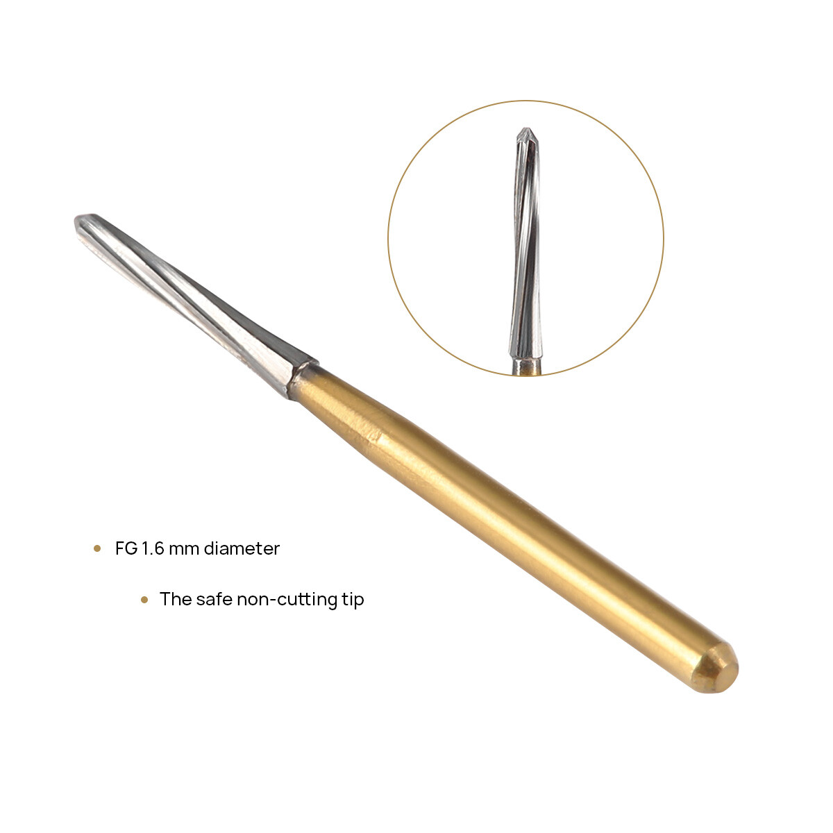 AZDENT Dental Endodontic ENDO-Z Tungsten Carbide Burs FG Round Bur High Speed