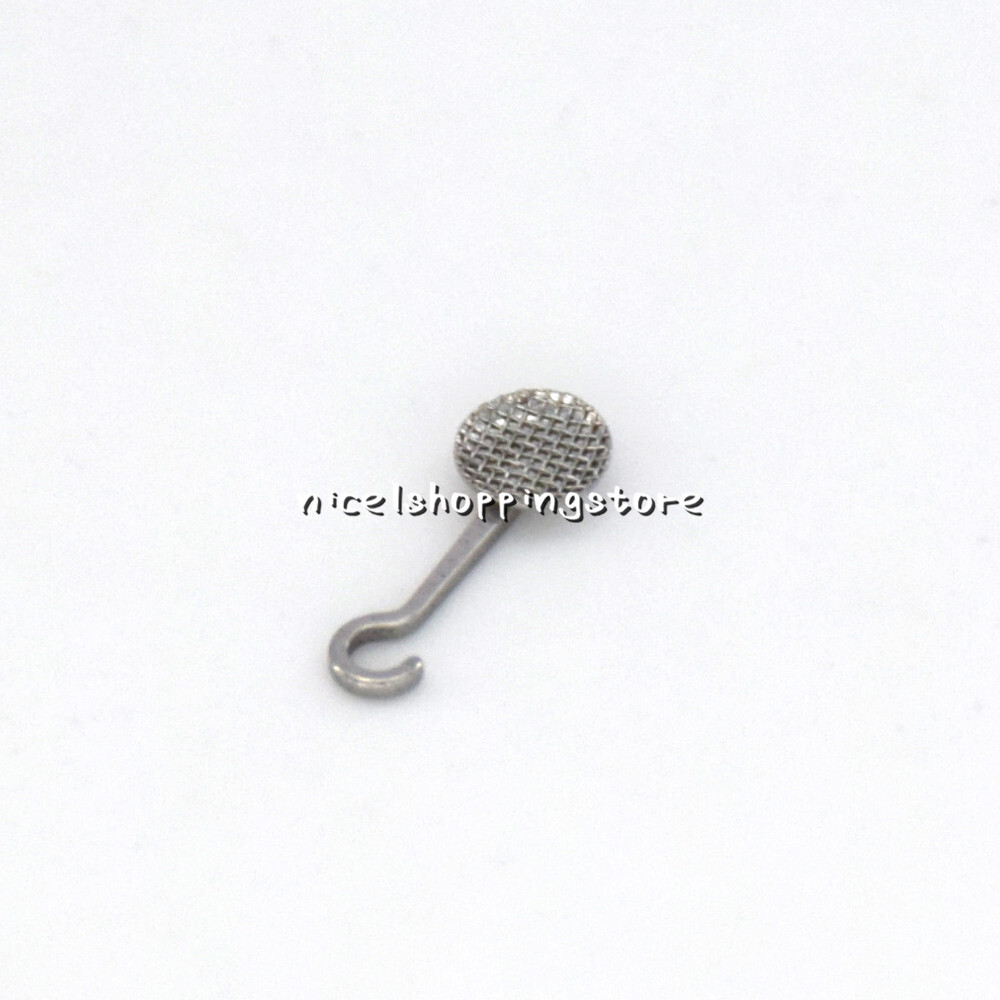 10 Pcs/Bag Dental Orthodontic Bondable Sliding Crimpable Hook Curved Left/Right