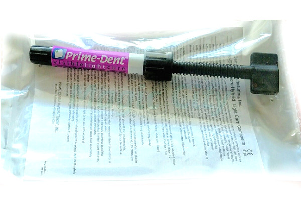 Prime-Dent VLC Light Cure Micro-Hybrid Dental Resin Composite A1 Syringe