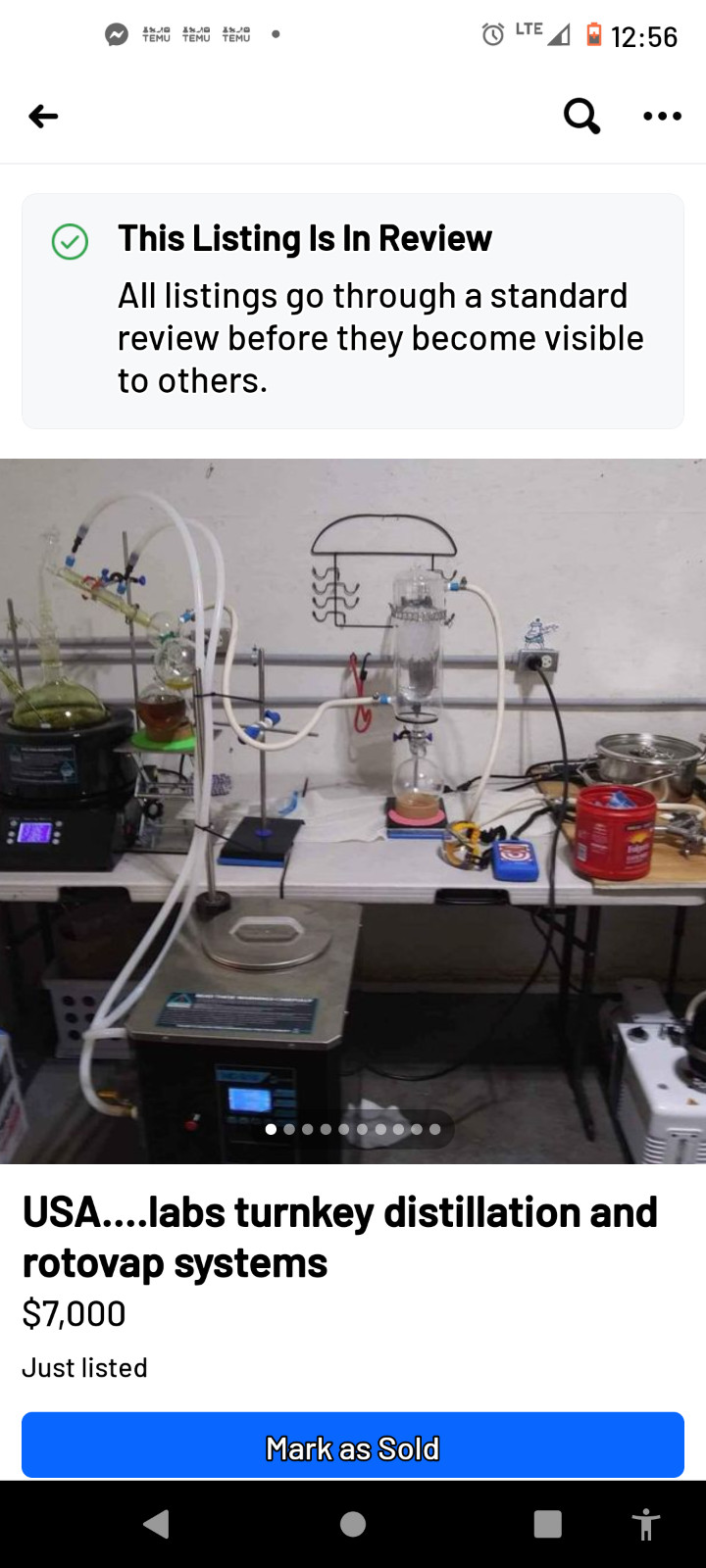 usa labs 5 liter turn key distillation and roto systems.