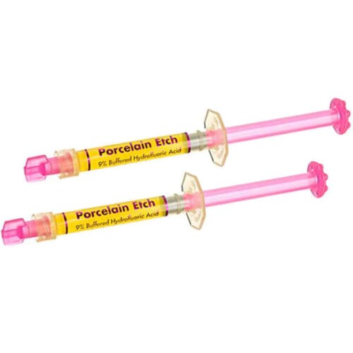 Ultradent 406 Porcelain Etch Mini 9.6% Dental Etchant 1.2 mL 2/Pk
