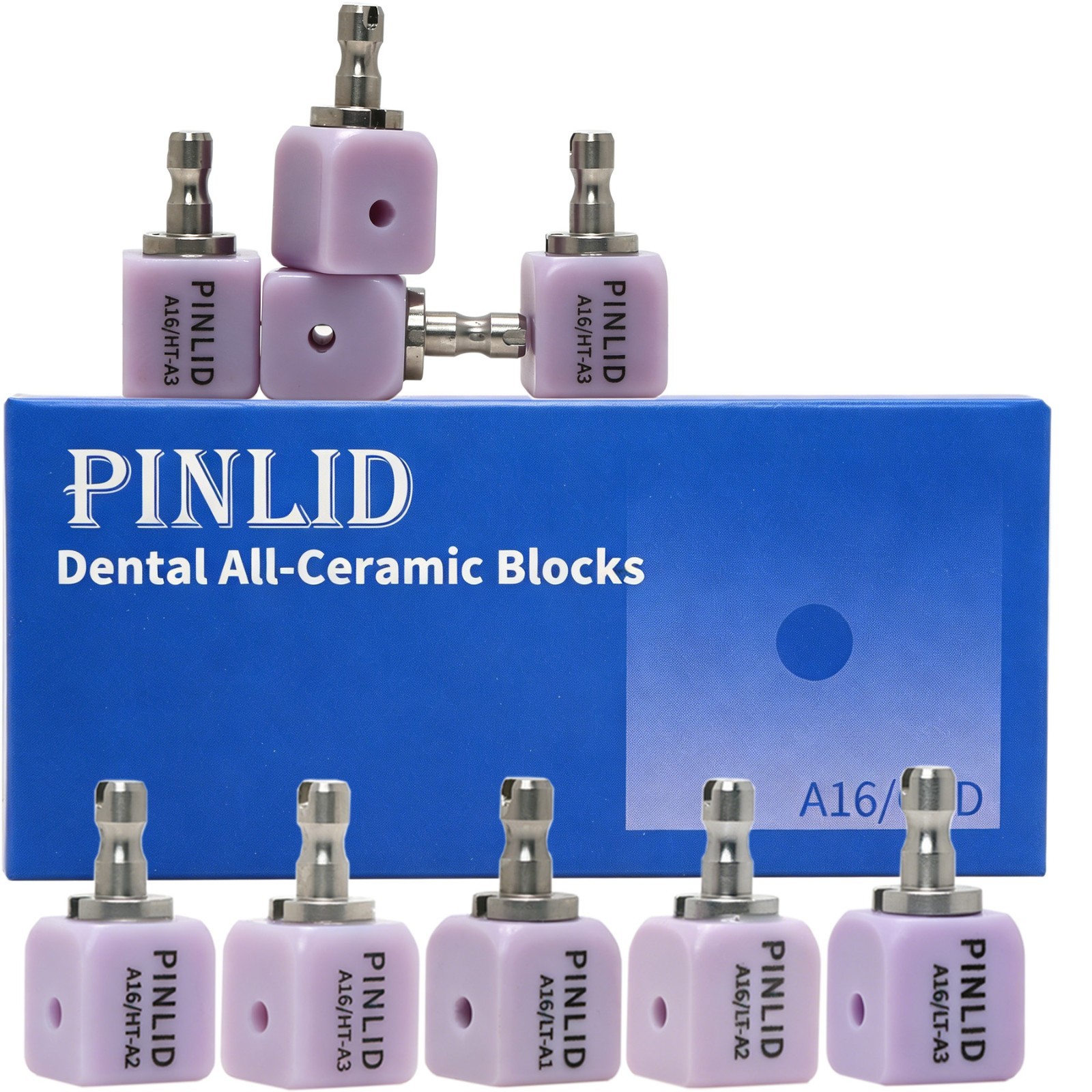 Dental Emax CAD/CAM CEREC Block Glass Ceramic Lithium Disilicate Blocks All Size