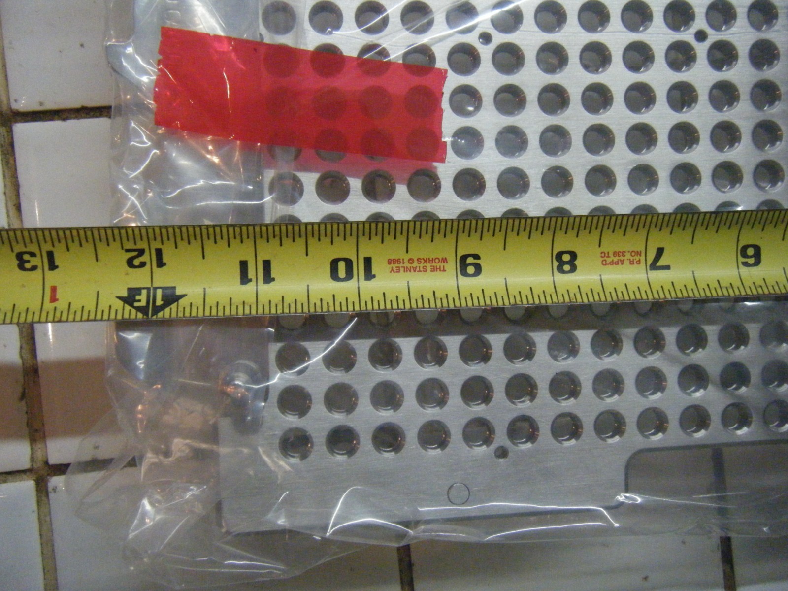 Stainless Steel Capsule Holding Tray for Physical Laboratory Size 1