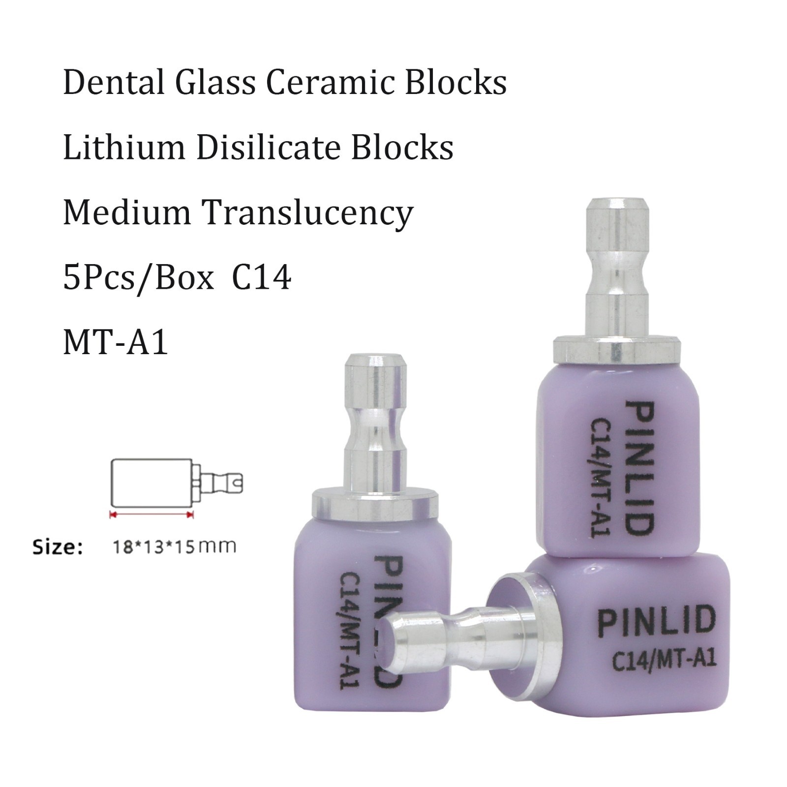 C14 Dental Emax Lithium Disilicate Blocks CAD/CAM CEREC Inlab Chairside System