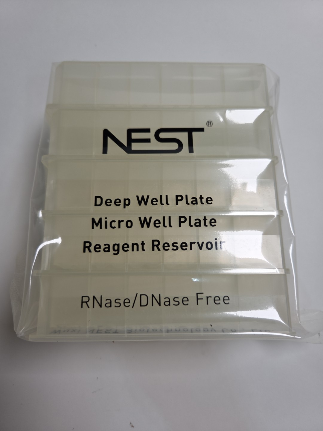 10 Pack NEST Biotechnology Deep Well Plate Reagent Reservoir RNase DNase Free