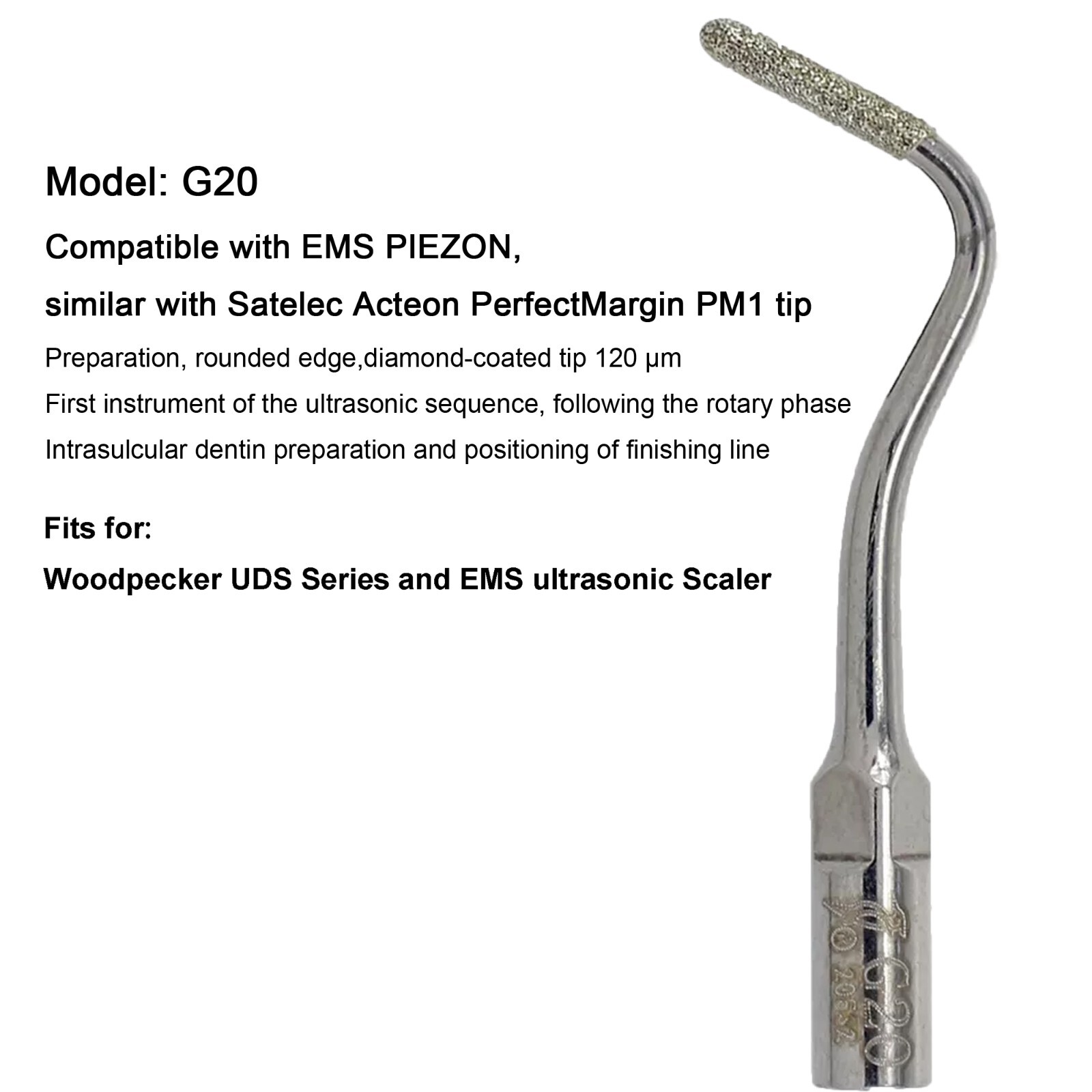 Woodpecker Dental Ultrasonic Scaler Tips Perio Endo for EMS Acteon Satelec NSK