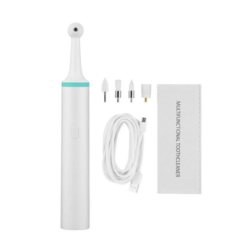 Teeth Whitening Electric Tooth Polisher Remover Cleaning Odontologia Cleaner