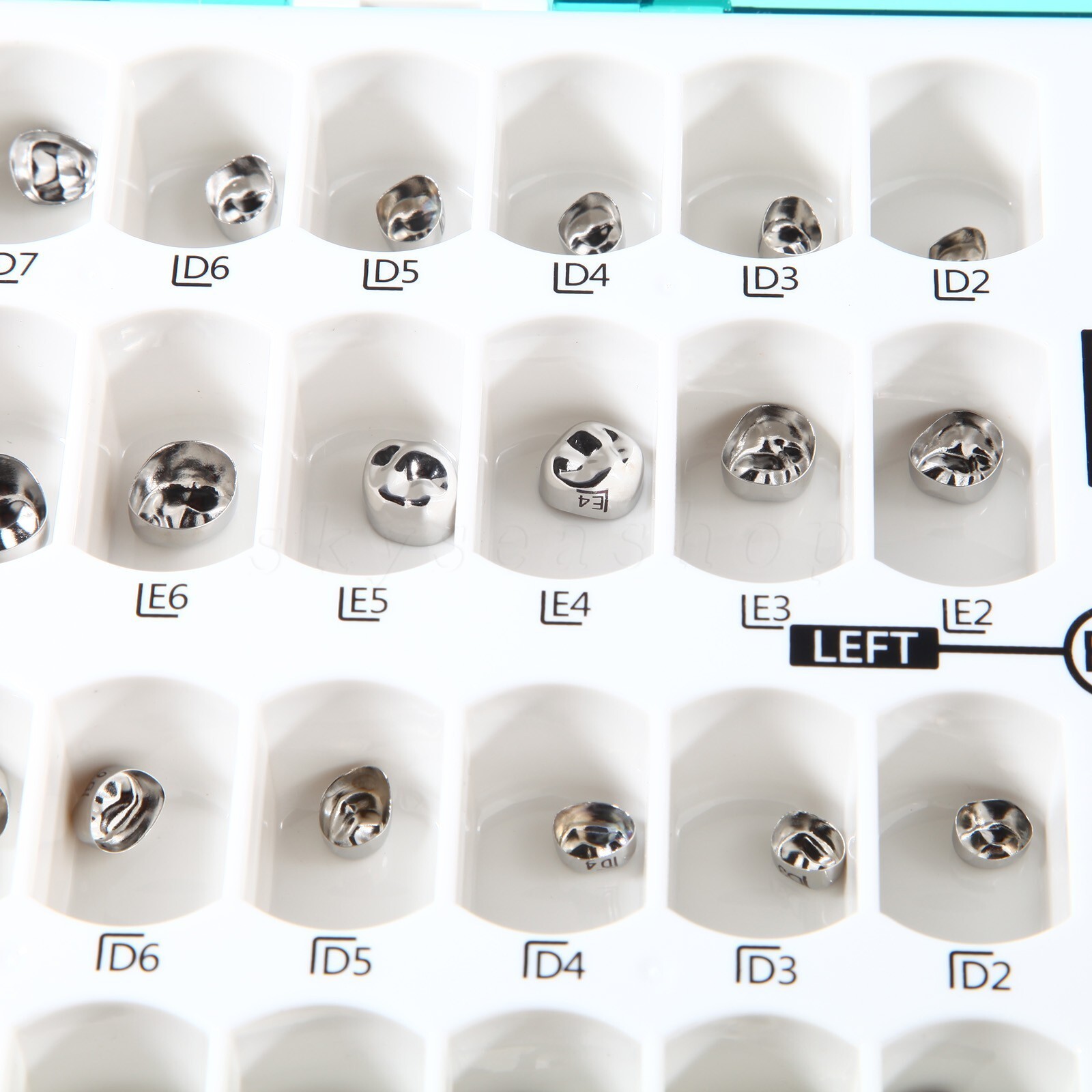 Dental Stainless Steel Primary Pediatric Pedo Molar Crowns Baby Kids Teeth Crown