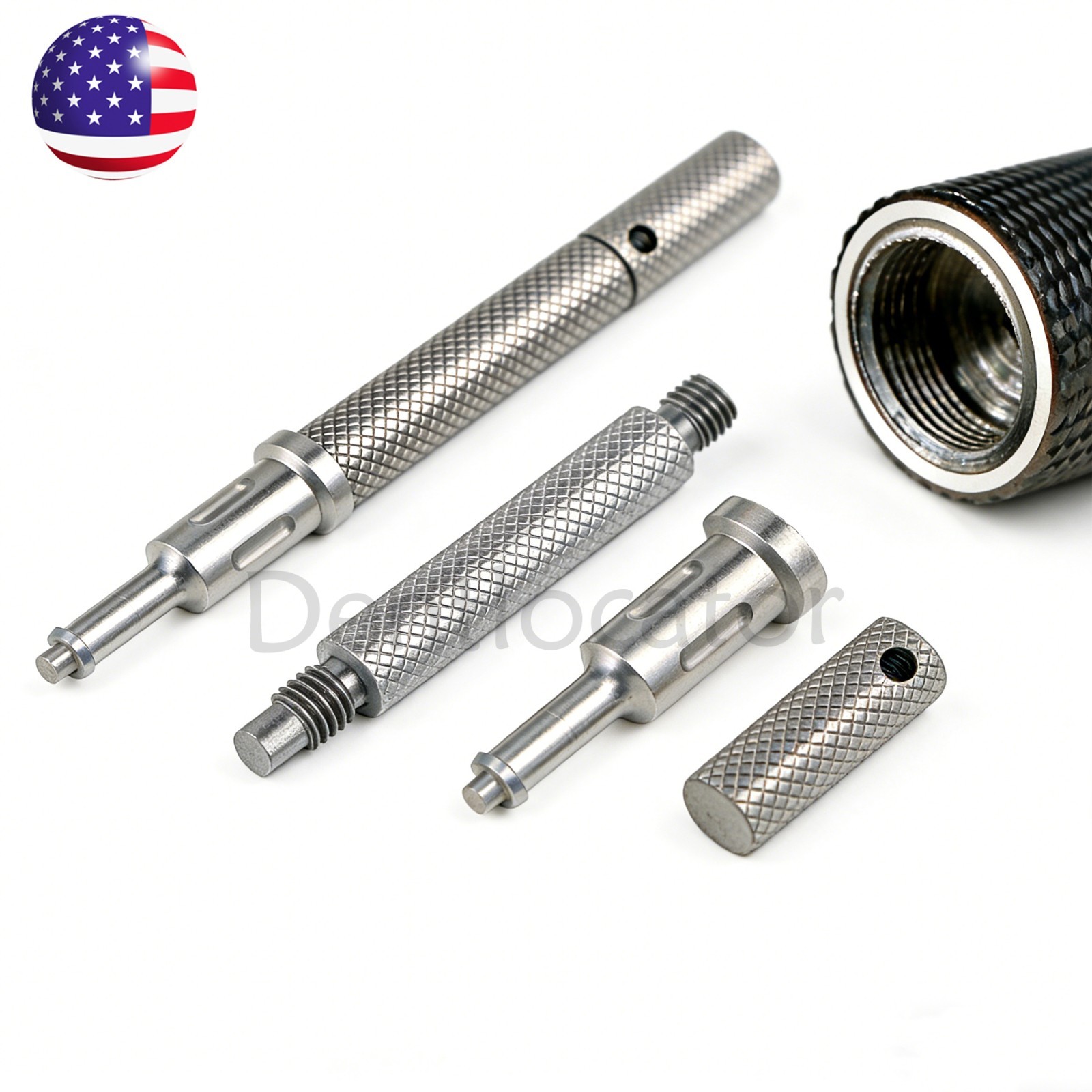 US Attachment Locator Abutment For Nobel Active NP/RP 1-5mm & Male Cap Inserts