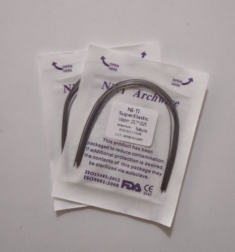 10Bags Dental Ortho Niti Super Elastic Ovoid/Natural Rectangular/Round Arch Wire