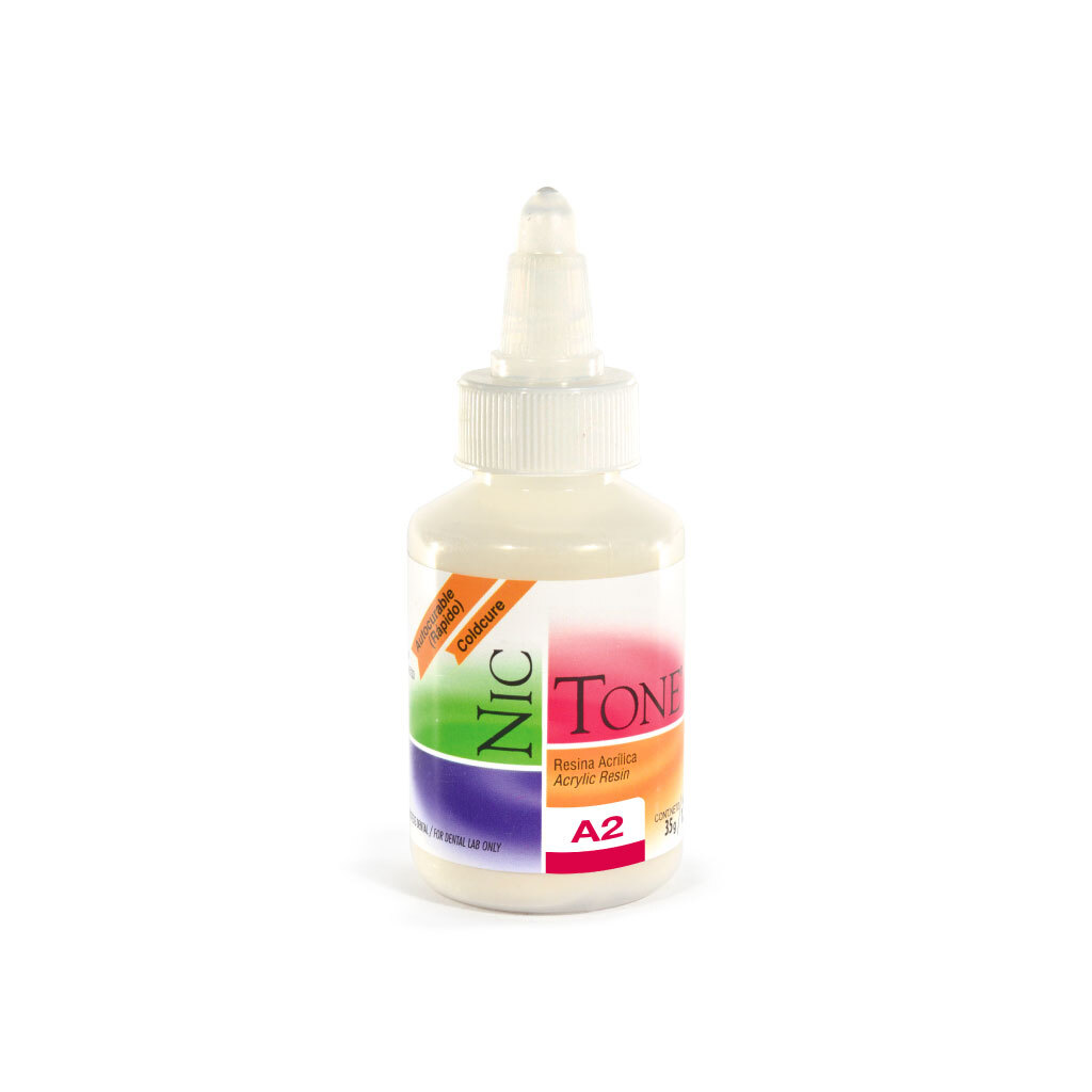 NIC TONE Autocurable Coldcure Acrylic Resin Liquid and Powder All Shades by MDC