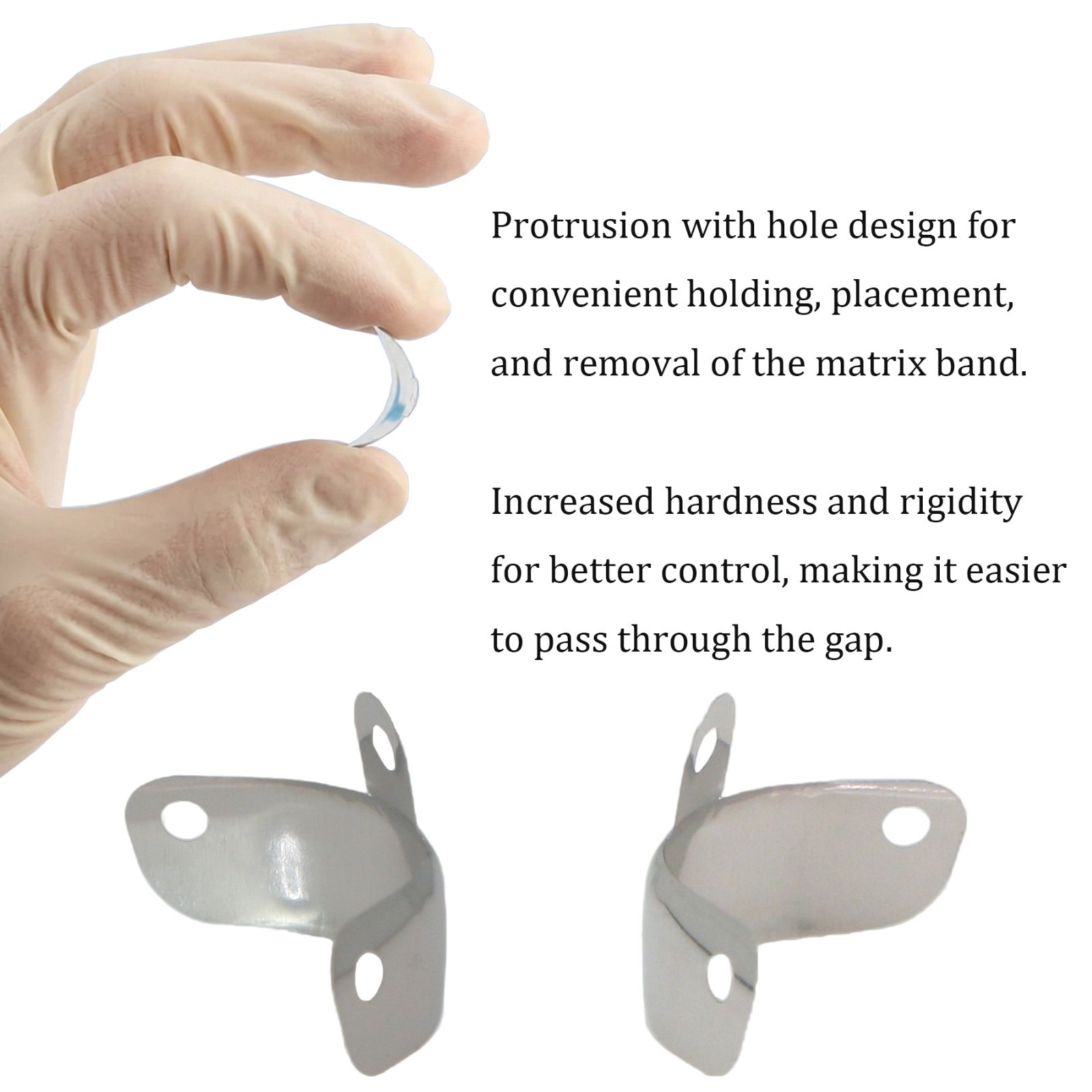 Dental Matrix Bands Ring Sectional Matrice Clamp Fit Garrison Palodent V3 System