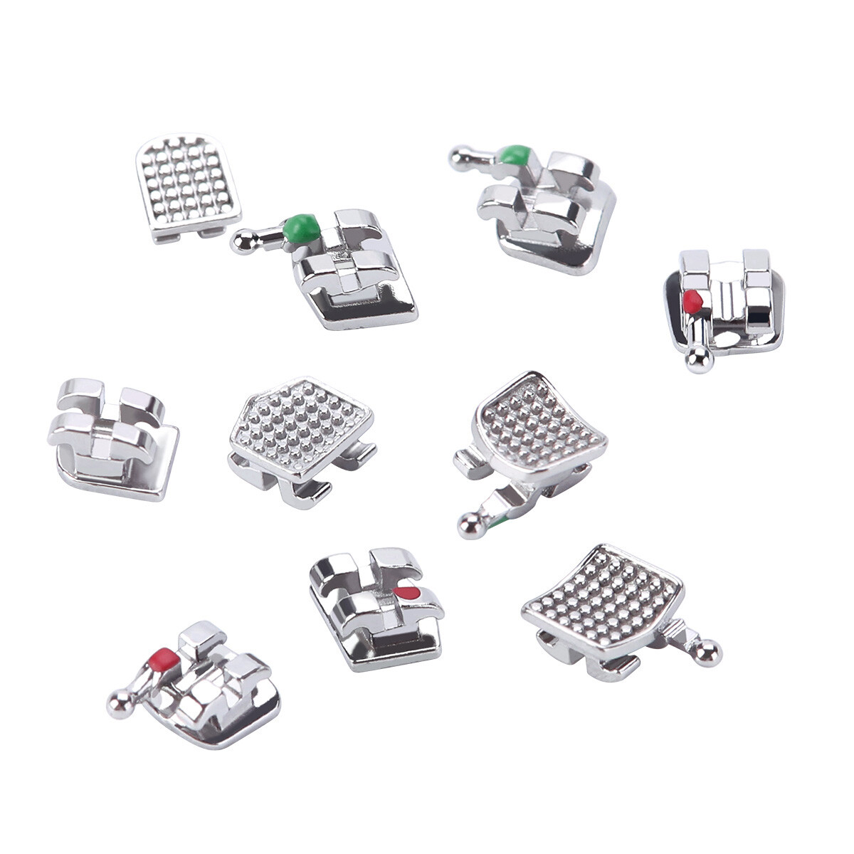 Dental Orthodontic Brackets Braces MIM Mini Roth/MBT 018/022 Hooks 3/345 USA