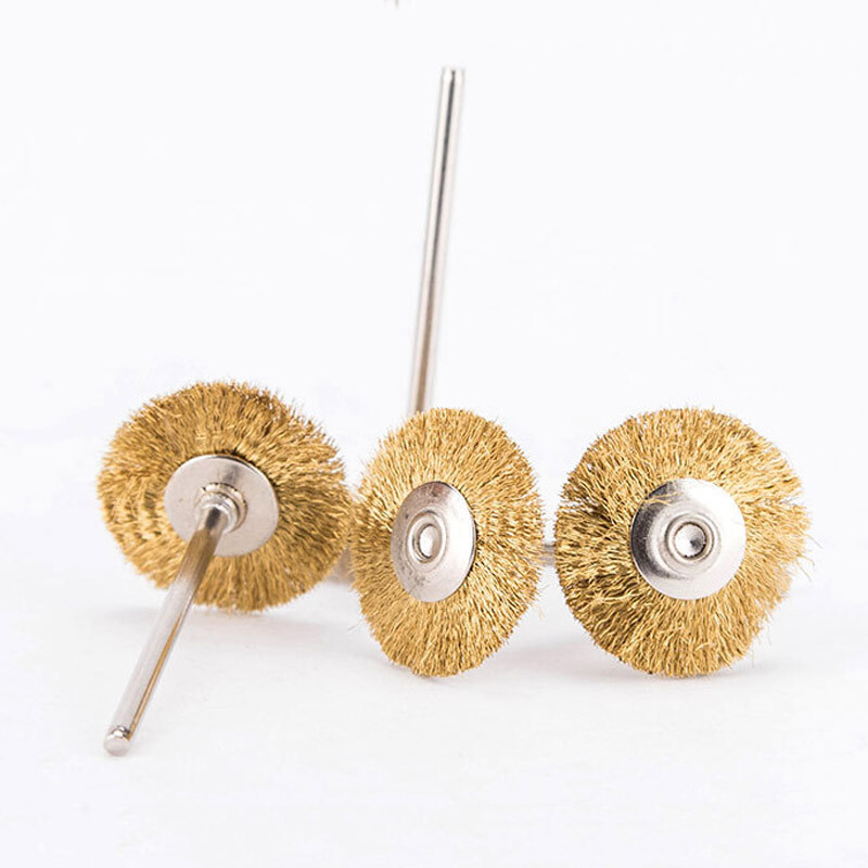 10PCS/Pack Copper Wire Polishing wheel In Dental Handpiece Accessories 2.35mm