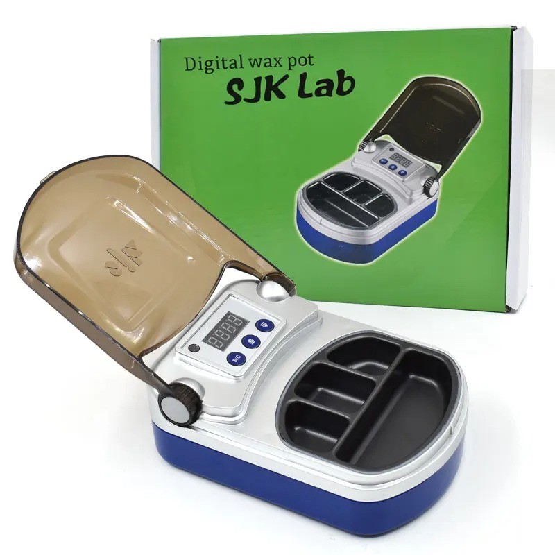 4 Well Dental Digital Wax Heater Dipping with LED Display Wax Heater Pot B Type