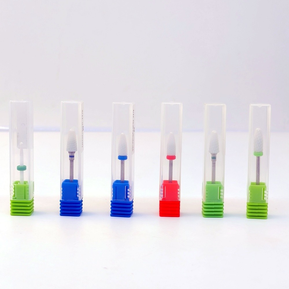 Dental Lab White Zirconia Ceramic Burs for Micro Motor HP Polishing Acrylics etc