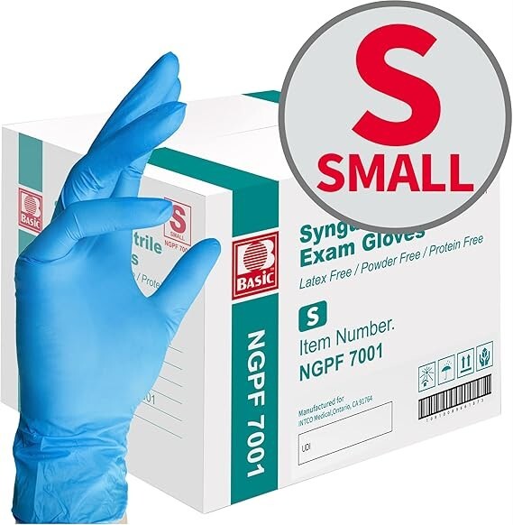 1000PCS Nitrile Disposable Medical Exam Gloves, 5Mil, Protein/Latex/Powder Free