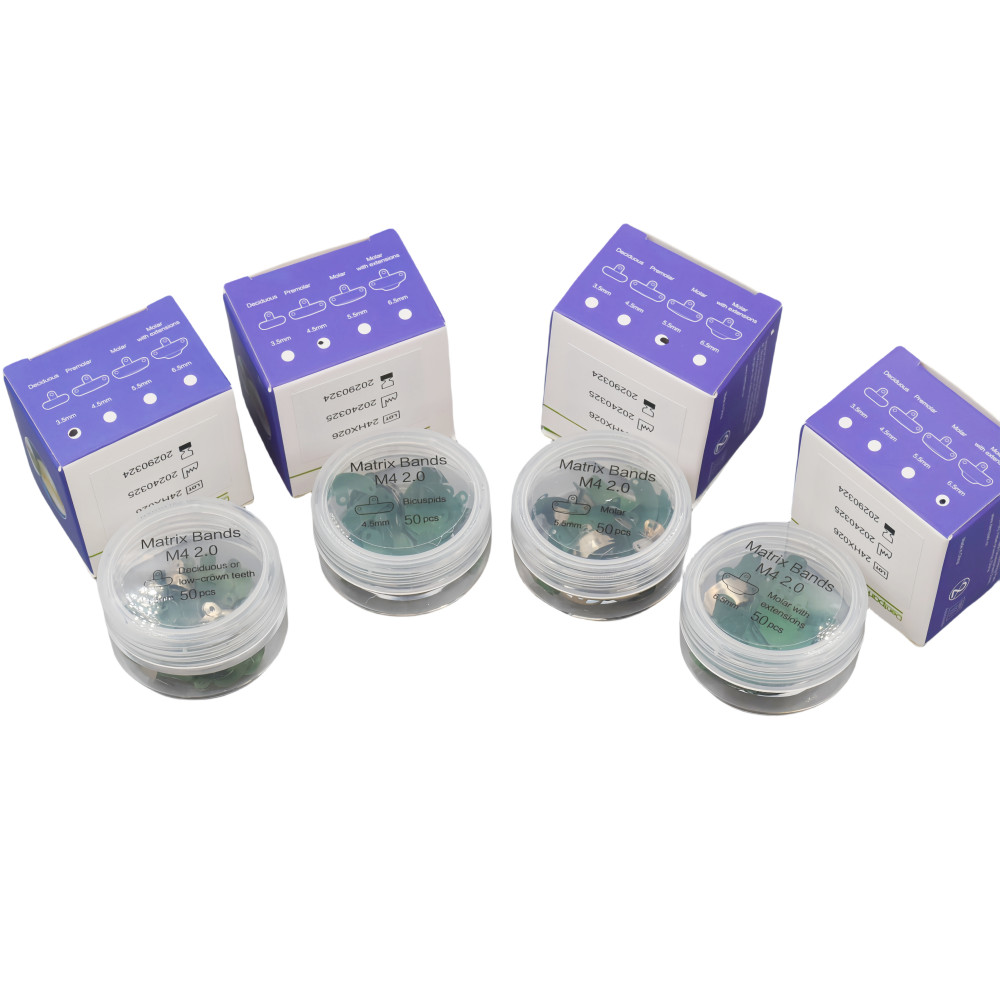 Dental Sectional Matrix Bands M4 2.0 Non-Stick Coating Elastic Stainless Steel