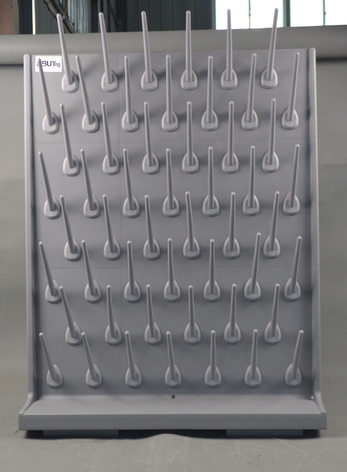 Desk/Wall-Mount 52-Pegs Detachable Flask/Test Tube Drying Rack Lab Supply